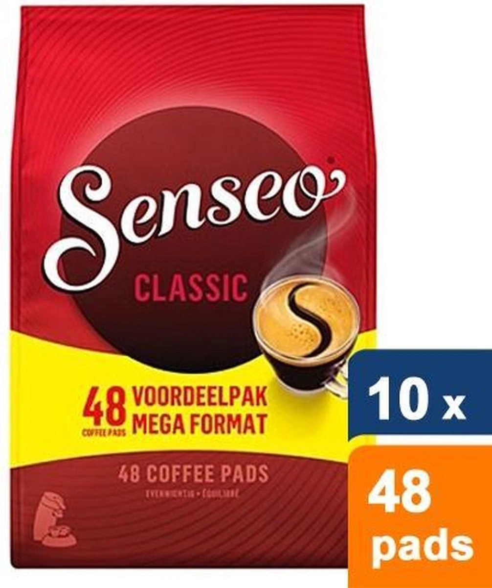 Senseo Classic Koffiepads - 10 X 48 Stuks - Afbeelding 2