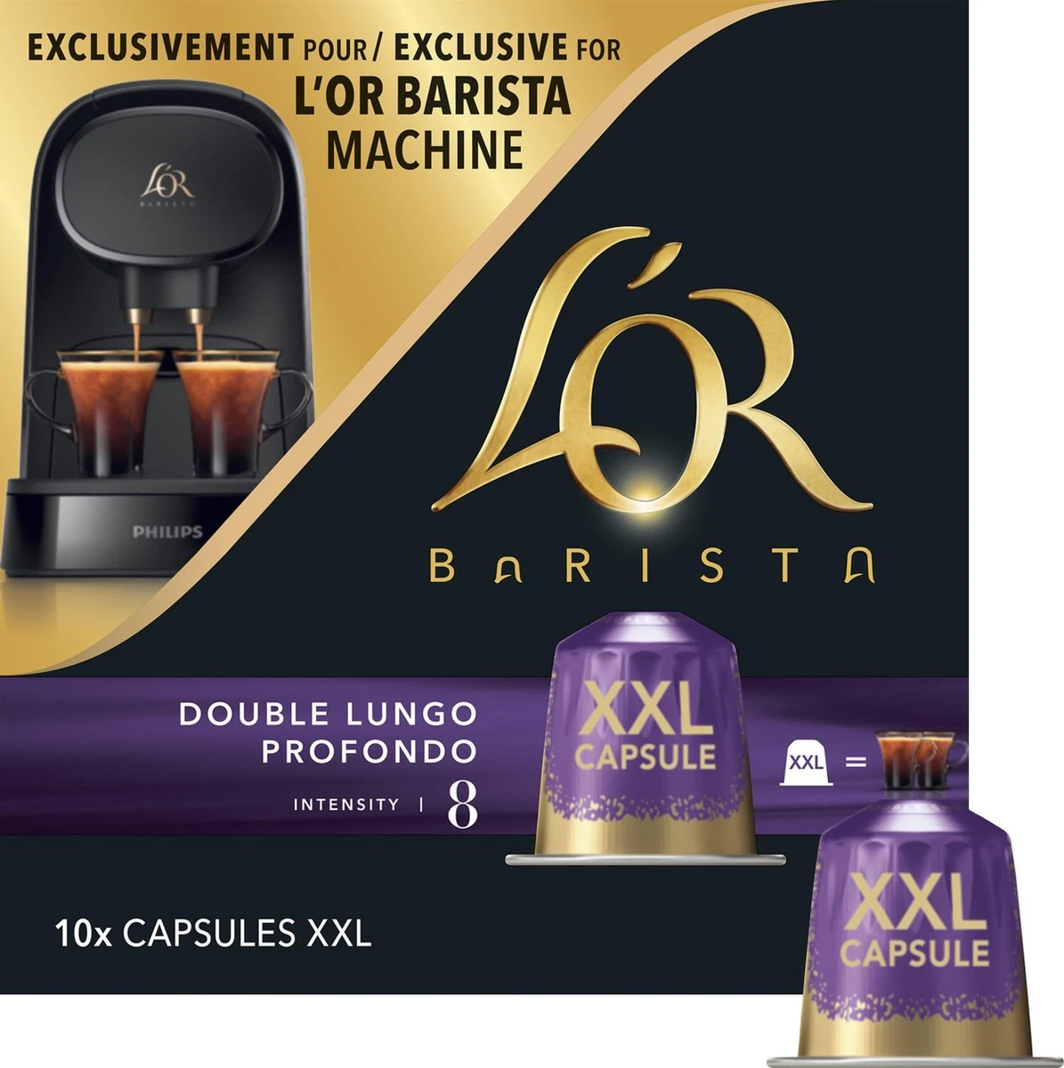L'OR BARISTA XXL Lungo Profondo (8) - 5 X 10 Koffiecups - Afbeelding 5