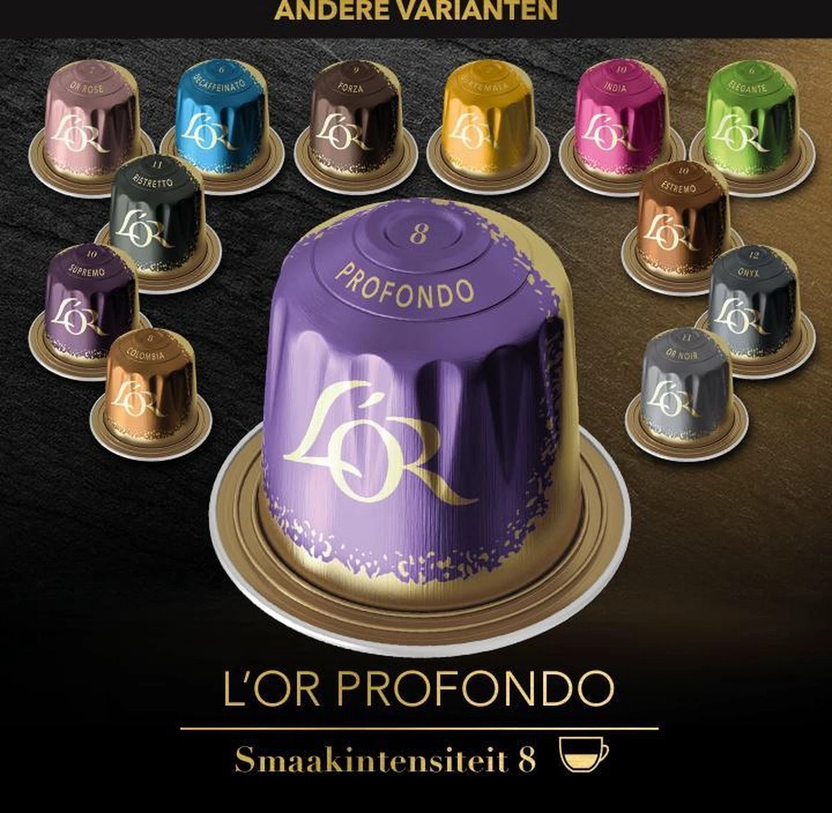 L'OR Lungo Profondo Koffiecups - Intensiteit 8/12 - 10 X 10 Capsules - Afbeelding 10
