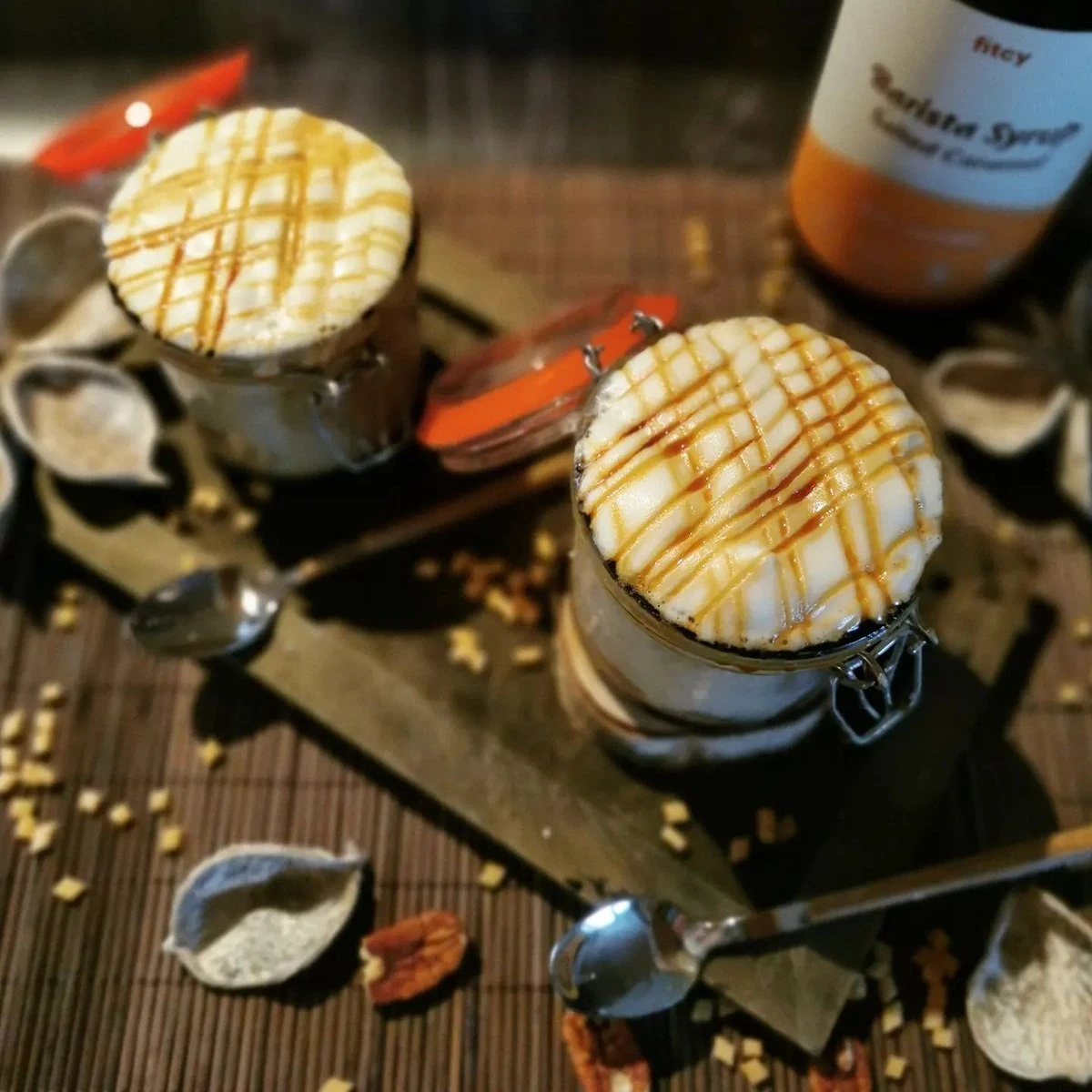 Fitcy | Koffiesiroop | Mix Koffiesiropen | Barista Syrup | Zero | Vegan | Vetvrij | Suikervrij | Keto-vriendelijk | Koffie | Siroop | MET 7 X DOSEERPOMP | 7 X 1L - Afbeelding 3