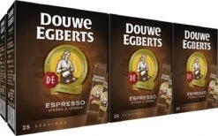 Douwe Egberts Espresso Sticks Oploskoffie - 6 X 25 Zakjes