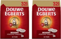 2x Douwe Egberts - Dessert Koffie Pads - 32 Stuks