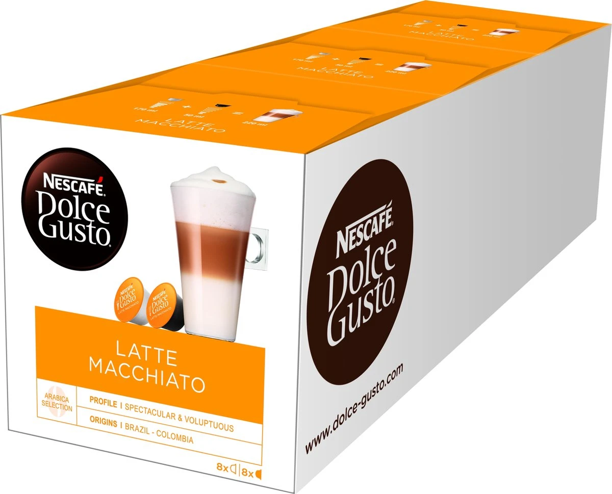 Nescafé Dolce Gusto Latte Macchiato Capsules - 48 Koffiecups - Afbeelding 3