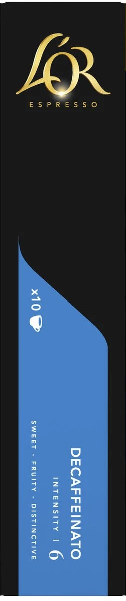 L'OR Espresso Decaffeinato (6) - 10 X 20 Koffiecups - Afbeelding 2