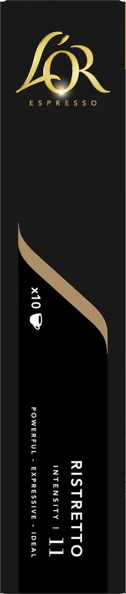 L'OR Espresso Ristretto (11) - 10 X 10 Koffiecups - Afbeelding 3