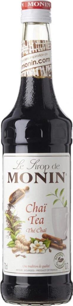 Monin Koffie/Thee Siroop Fles - Chai Tea - 70cl