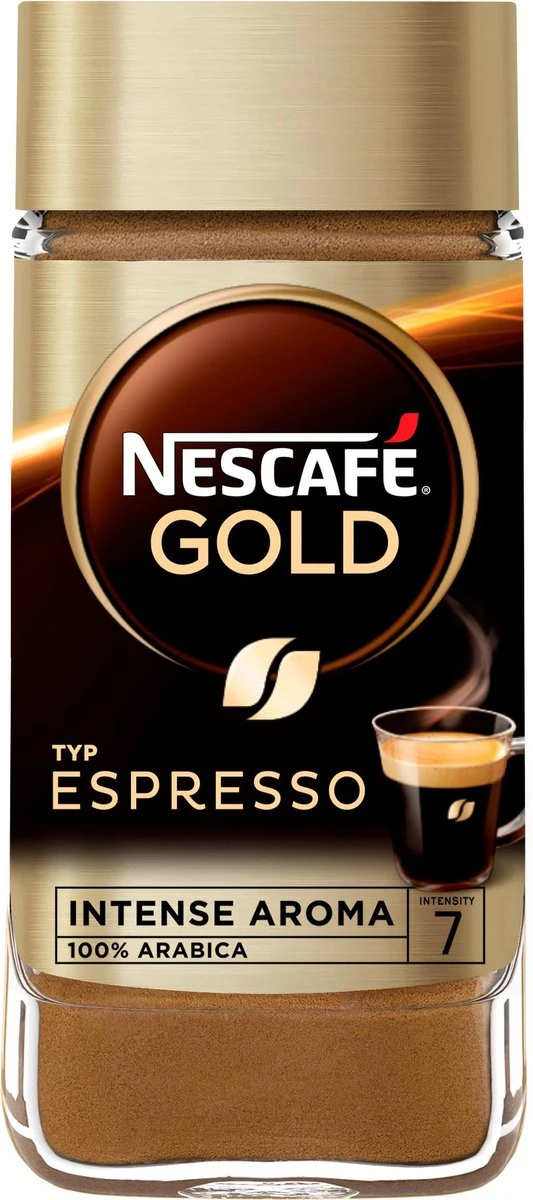 Nescafé Gold Espresso Oploskoffie - 6 Potten à 100 Gram - Afbeelding 3