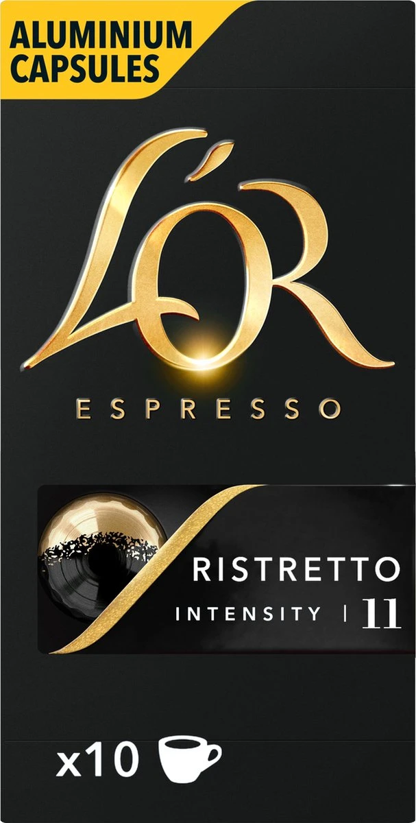 L'OR Espresso Ristretto (11) - 10 X 10 Koffiecups - Afbeelding 8
