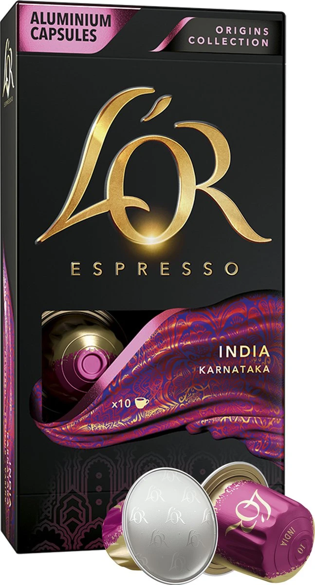 L'OR Espresso Origins India (10) - 10 X 10 Koffiecups - Afbeelding 3