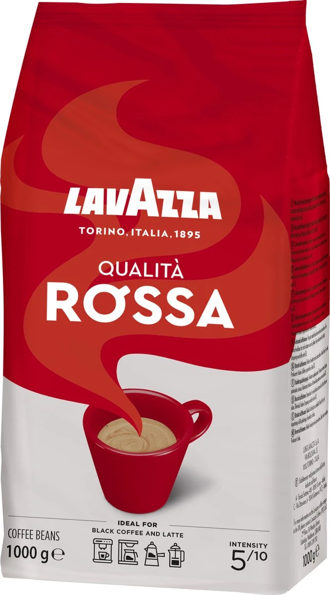 Lavazza Qualita Rossa Koffiebonen - 1 Kg - Afbeelding 2