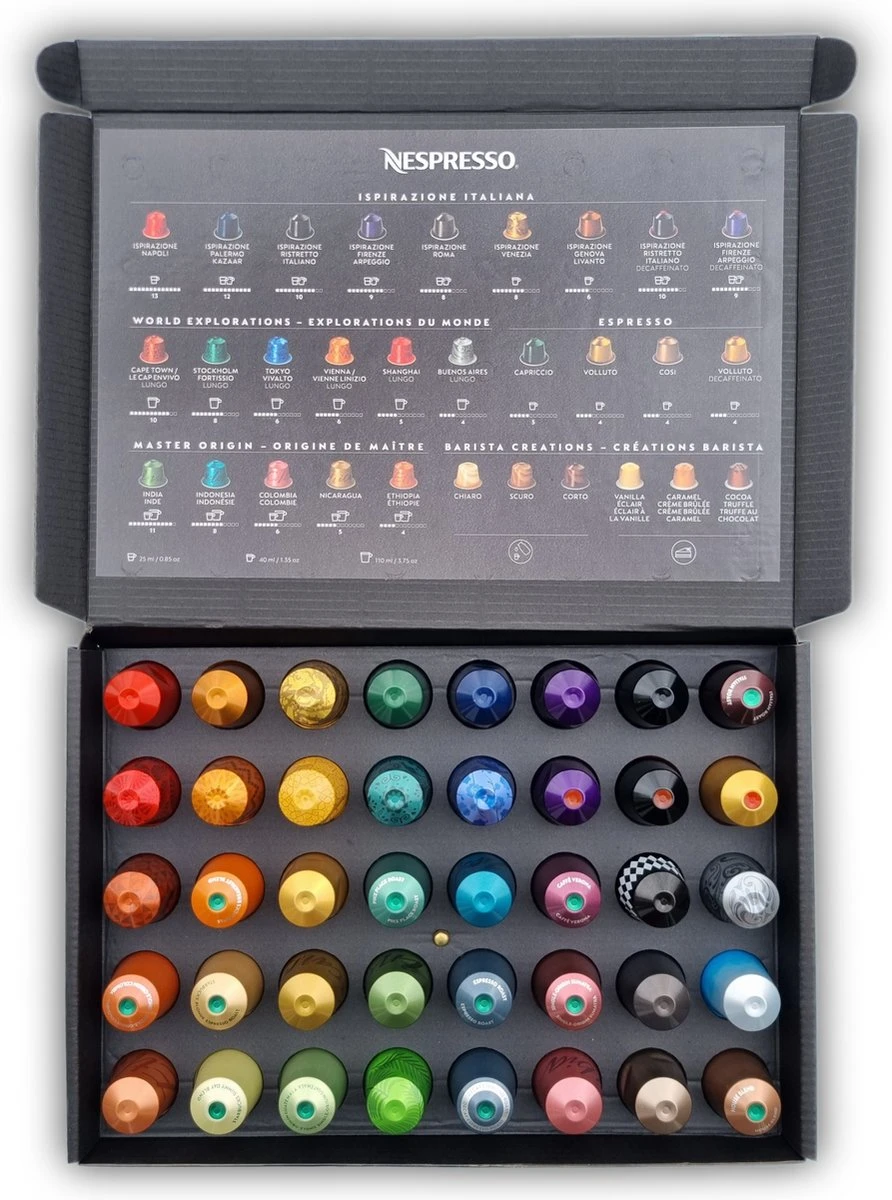 Koffie Proeverij Pakket Groot 40 Stuks Verschillende Smaken Met Mystery Card 'Get Well Soon' Met Persoonlijke (video) Boodschap | Verjaardag | Sinterklaas | Kerstpakket | Vaderdag | Moederdag | Jubileum | Valentijnsdag - Afbeelding 7