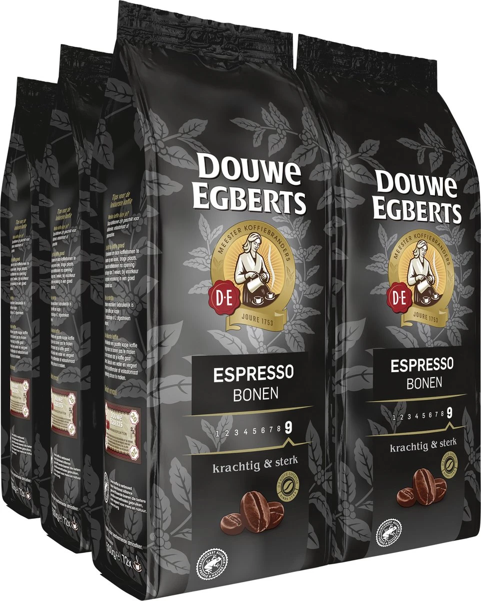 Douwe Egberts Espresso Koffiebonen - 4 X 500 Gram